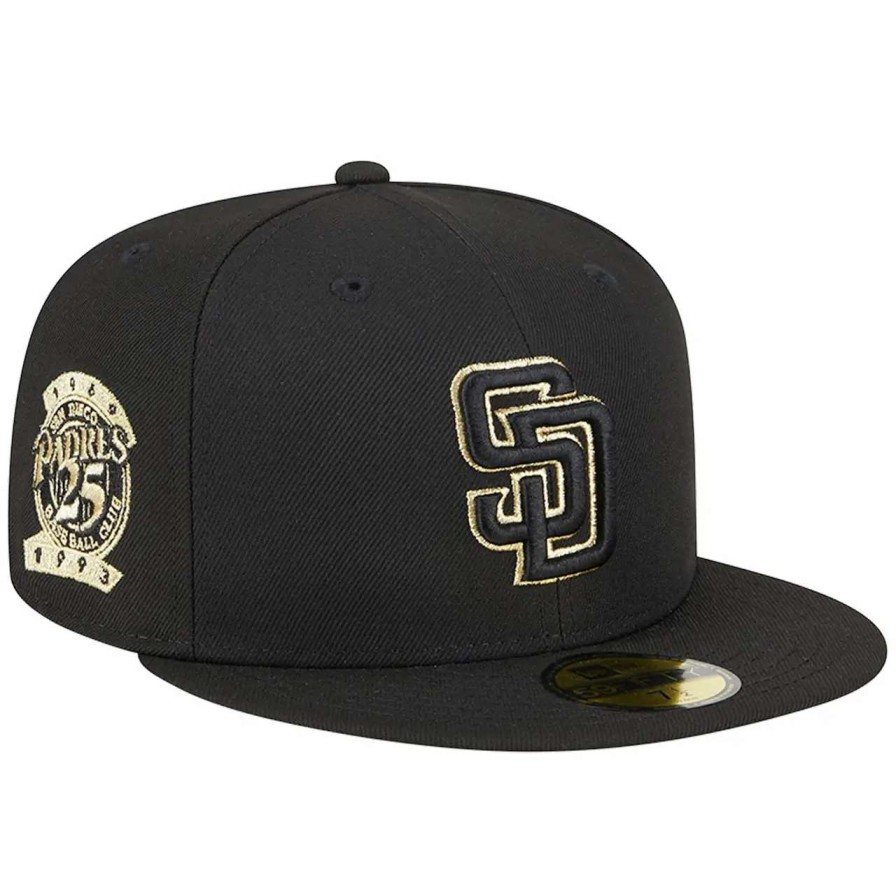 San Diego Padres Caps * | Men'S San Diego Padres New Era Black 2023 59Fifty Day Fitted Hat