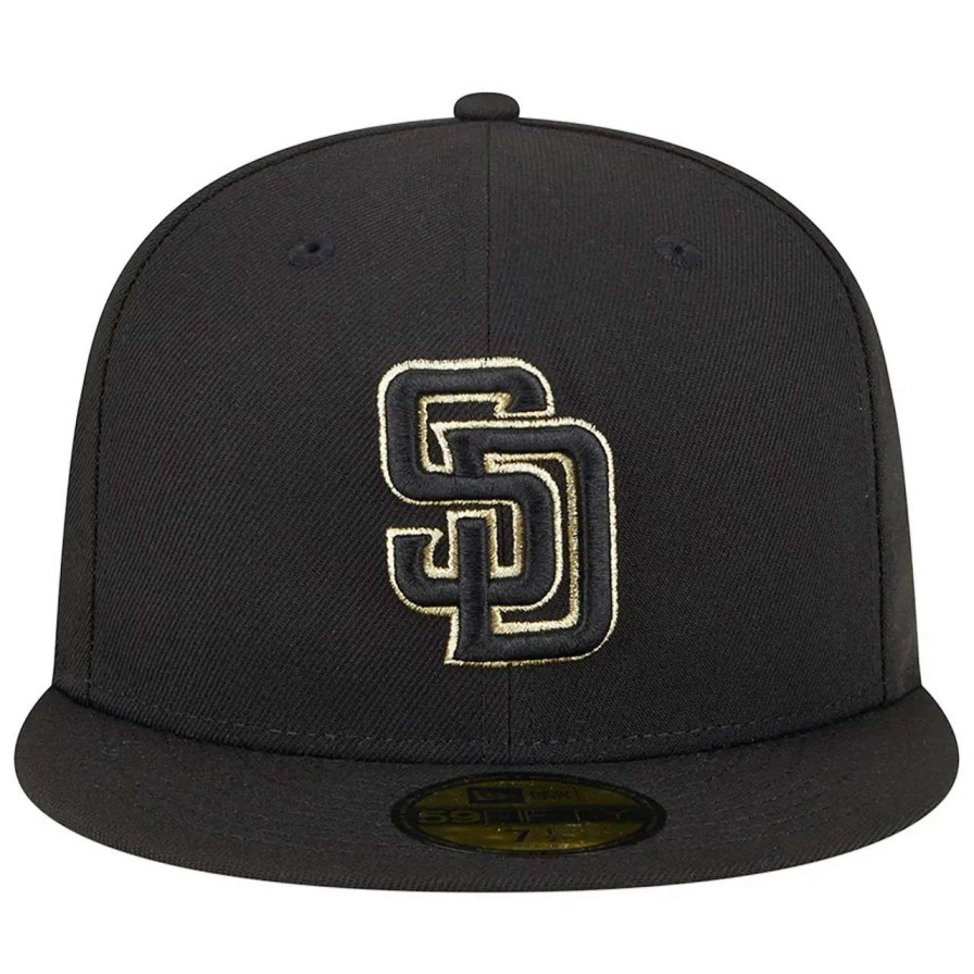 San Diego Padres Caps * | Men'S San Diego Padres New Era Black 2023 59Fifty Day Fitted Hat