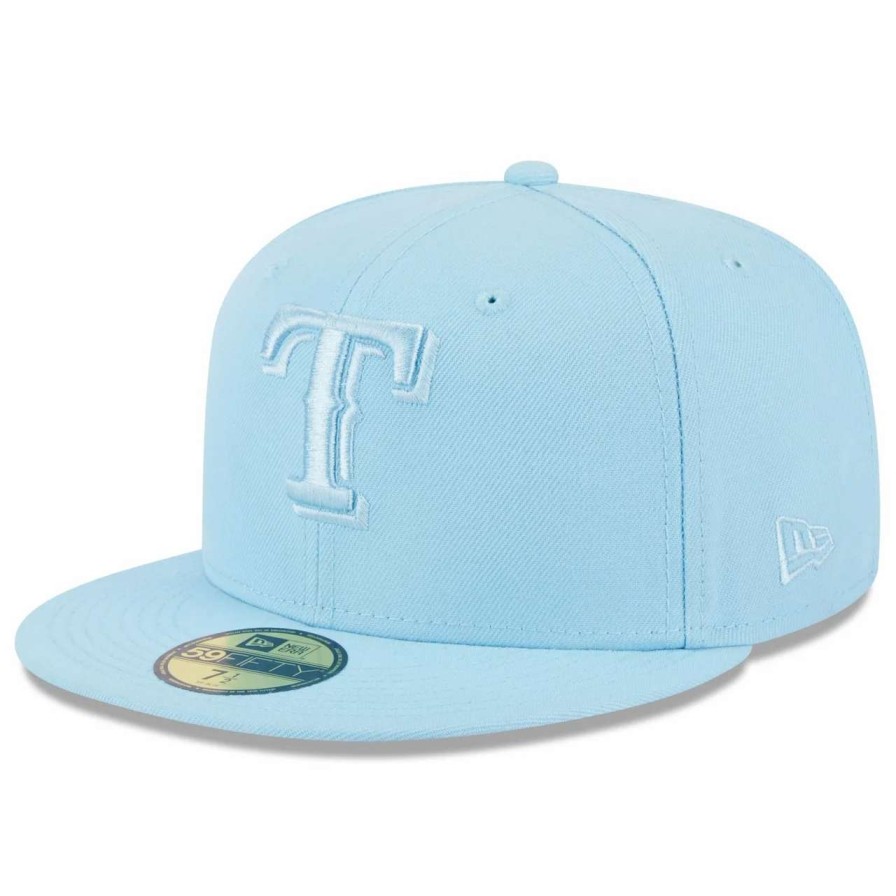 Texas Rangers Caps * | Men'S Texas Rangers New Era Light Blue 2023 Spring Color Basic 59Fifty Fitted Hat