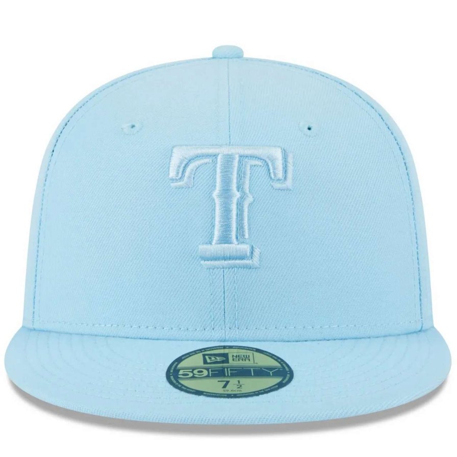 Texas Rangers Caps * | Men'S Texas Rangers New Era Light Blue 2023 Spring Color Basic 59Fifty Fitted Hat