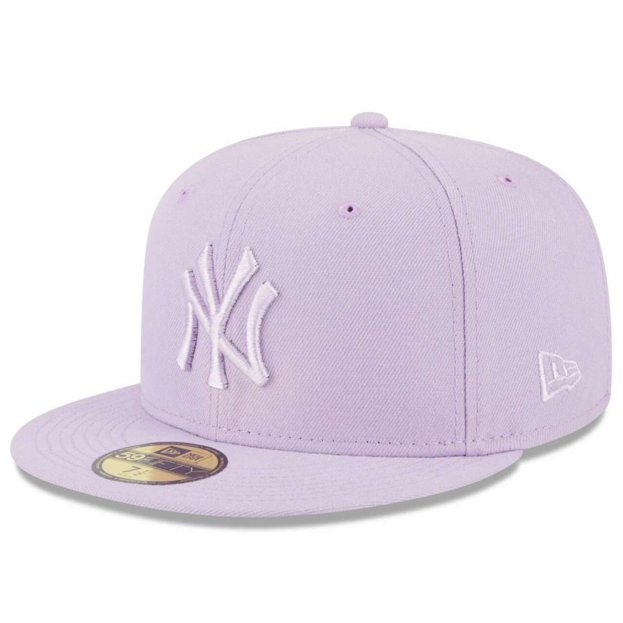 New York Yankees Caps * | Men'S New York Yankees New Era Lavender 2023 Spring Color Basic 59Fifty Fitted Hat