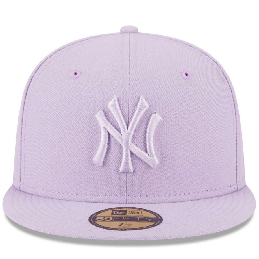 New York Yankees Caps * | Men'S New York Yankees New Era Lavender 2023 Spring Color Basic 59Fifty Fitted Hat