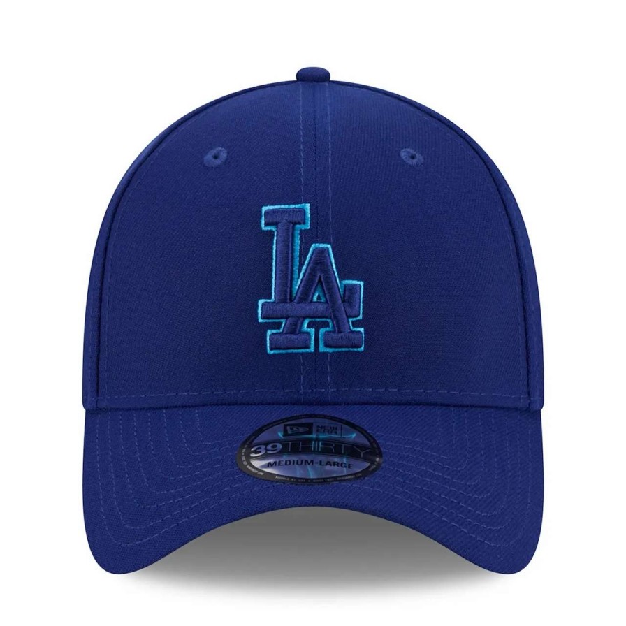 Los Angeles Dodgers Caps * | Men'S Los Angeles Dodgers New Era Royal 2023 Mlb Father'S Day 39Thirty Flex Hat