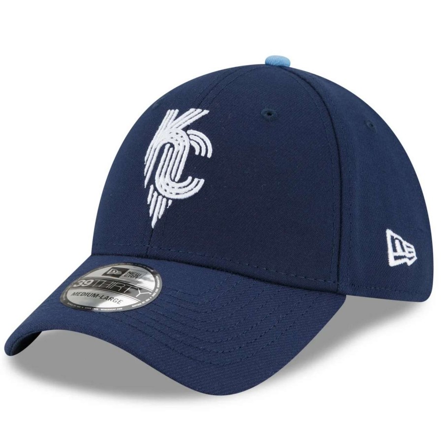 Kansas City Royals Caps * | Men'S Kansas City Royals New Era Navy 2022 City Connect 39Thirty Flex Hat