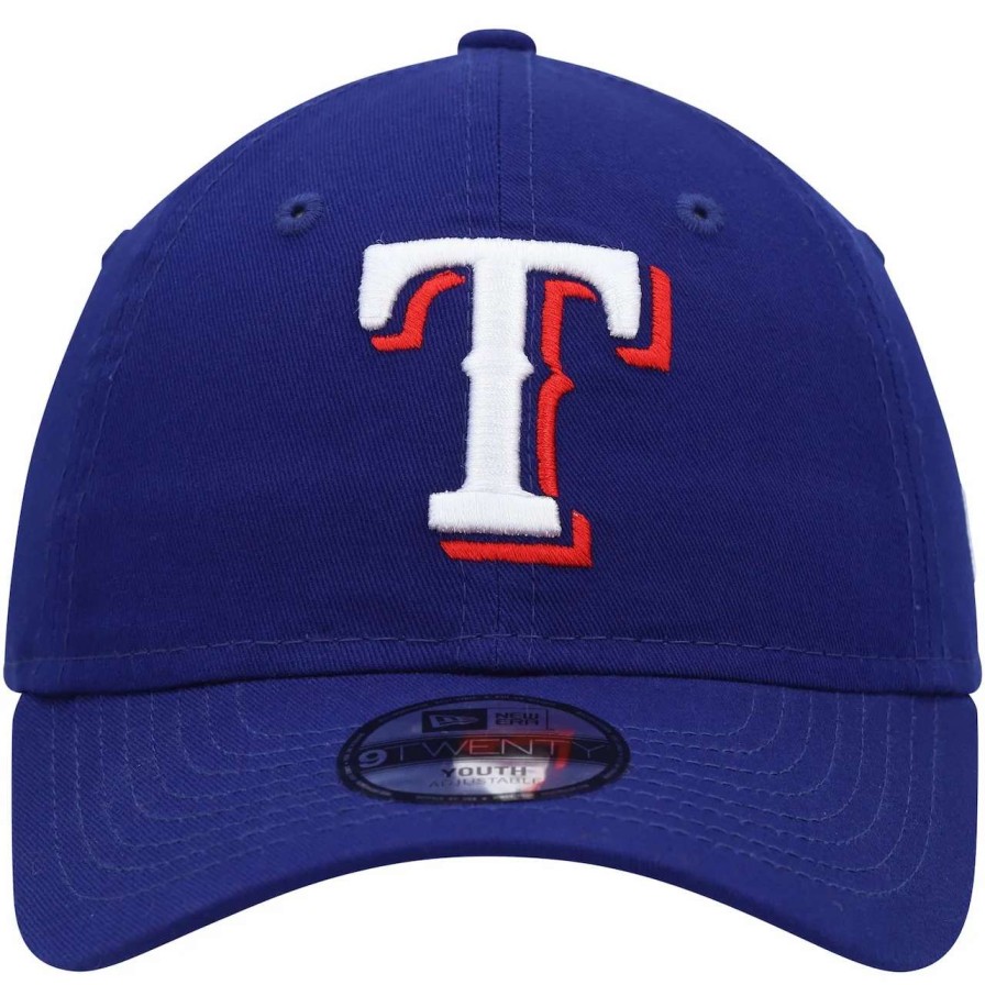 Texas Rangers Caps * | Youth Texas Rangers New Era Royal Core Classic 9Twenty Adjustable Hat