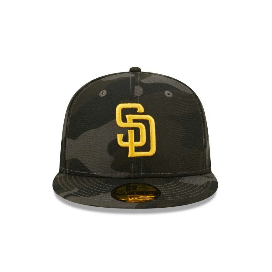 San Diego Padres Caps * | Men'S San Diego Padres New Era Camo Dark 59Fifty Fitted Hat