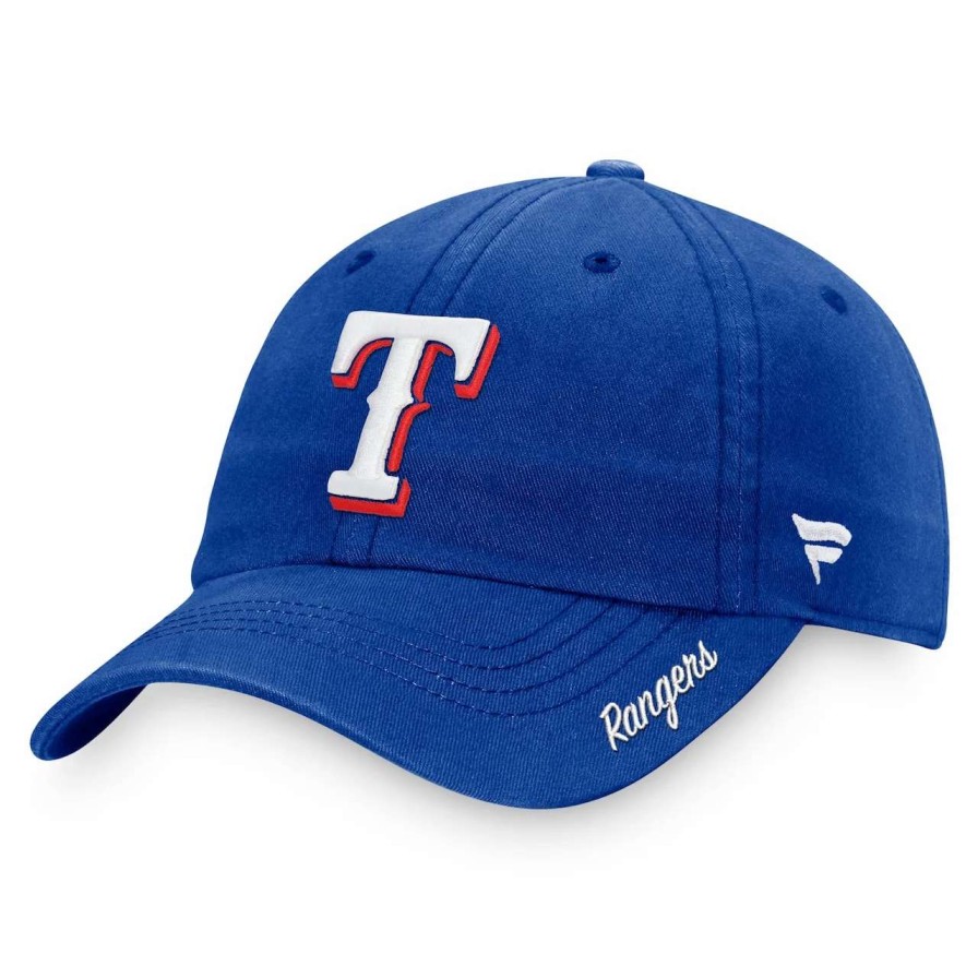 Texas Rangers Caps * | Women'S Texas Rangers Fanatics Branded Royal Team Core Adjustable Hat