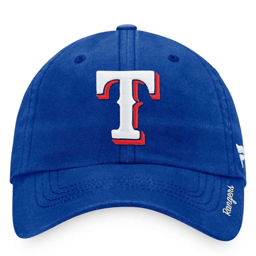 Texas Rangers Caps * | Women'S Texas Rangers Fanatics Branded Royal Team Core Adjustable Hat