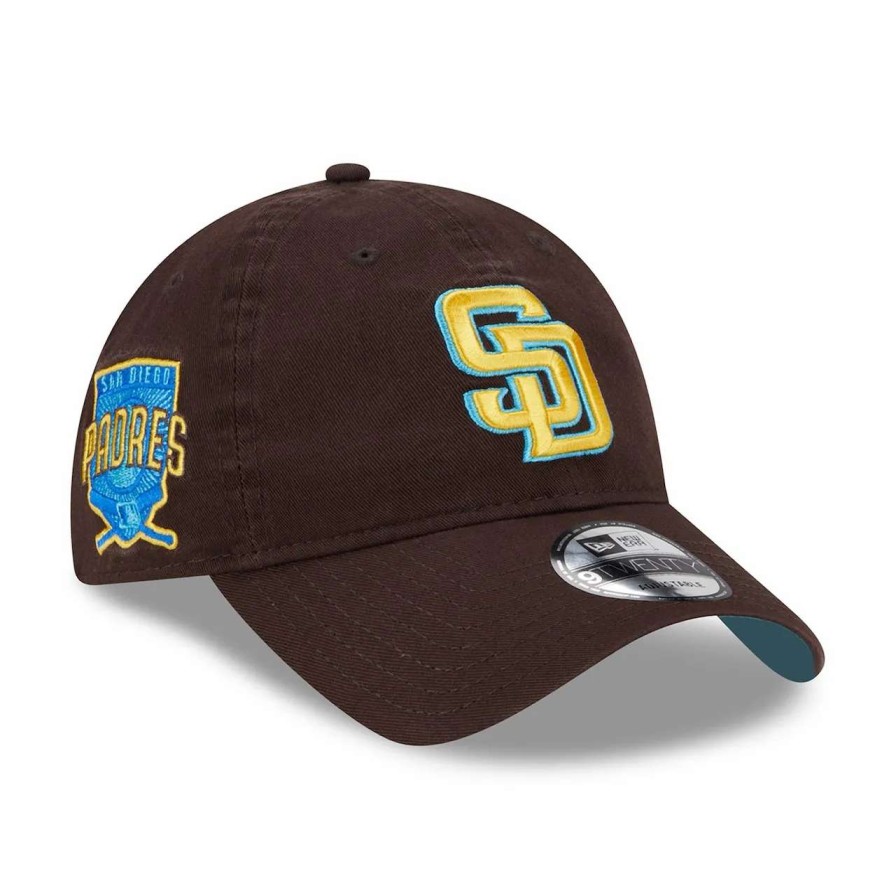 San Diego Padres Caps * | Men'S San Diego Padres New Era Brown 2023 Mlb Father'S Day 9Twenty Adjustable Hat