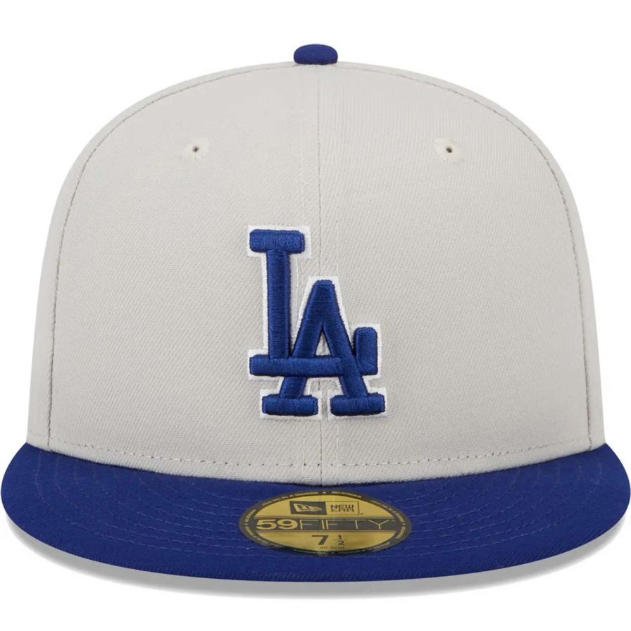 Los Angeles Dodgers Caps * | Men'S Los Angeles Dodgers New Era Gray/Royal World Class Back Patch 59Fifty Fitted Hat