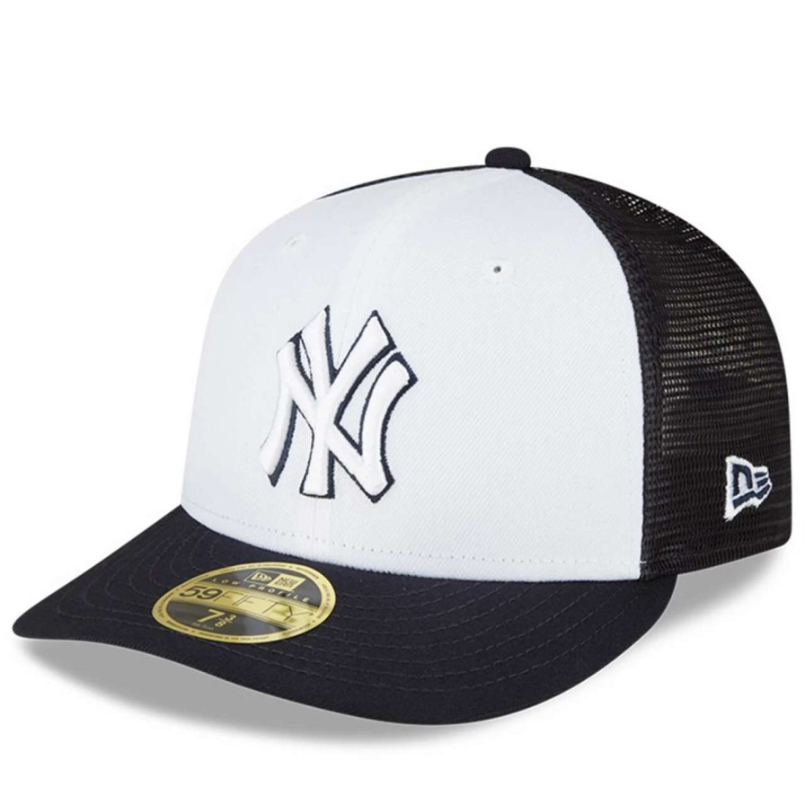 New York Yankees Caps * | Men'S New York Yankees New Era Navy/White 2023 On-Field Batting Practice Low Profile 59Fifty Fitted Hat