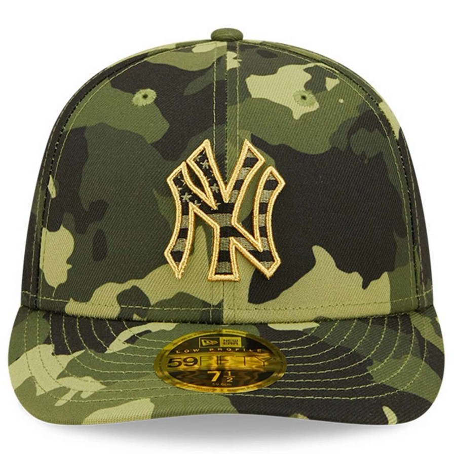 New York Yankees Caps * | Men'S New York Yankees New Era Camo 2022 Armed Forces Day On-Field Low Profile 59Fifty