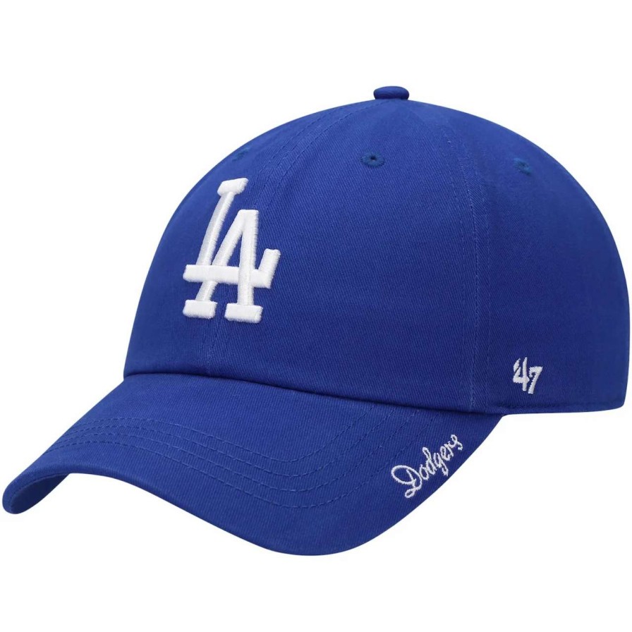 Los Angeles Dodgers Caps * | Women'S Los Angeles Dodgers '47 Royal Team Miata Clean Up Adjustable Hat