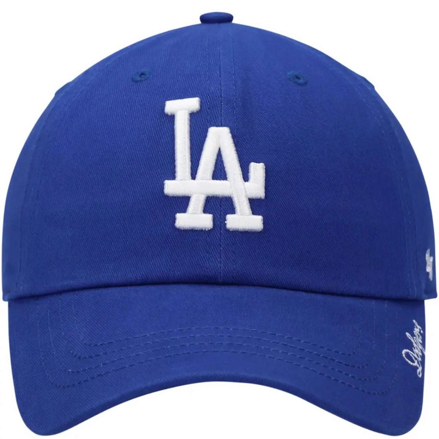 Los Angeles Dodgers Caps * | Women'S Los Angeles Dodgers '47 Royal Team Miata Clean Up Adjustable Hat