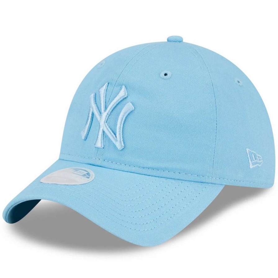 New York Yankees Caps * | Women'S New York Yankees New Era Light Blue Doscientos Core Classic 9Twenty Adjustable Hat