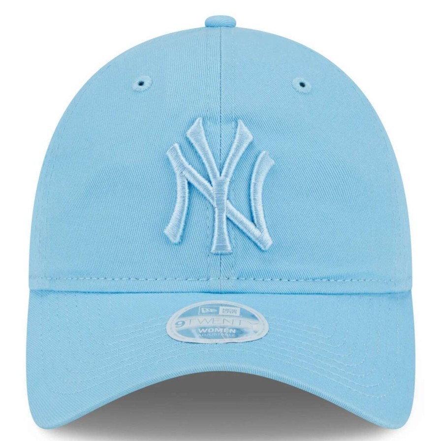 New York Yankees Caps * | Women'S New York Yankees New Era Light Blue Doscientos Core Classic 9Twenty Adjustable Hat