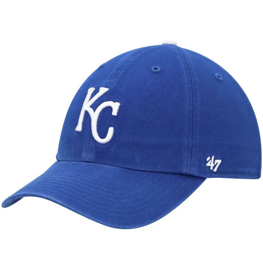 Kansas City Royals Caps * | Men'S Kansas City Royals '47 Royal Clean Up Adjustable Hat