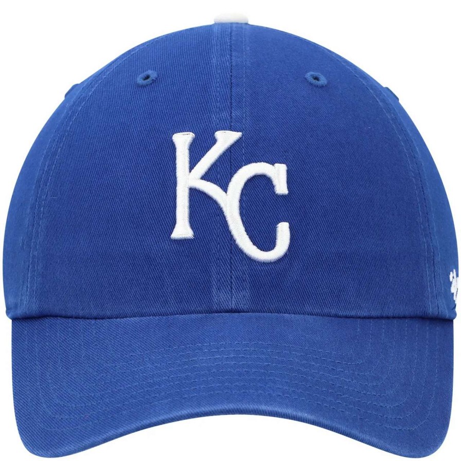 Kansas City Royals Caps * | Men'S Kansas City Royals '47 Royal Clean Up Adjustable Hat