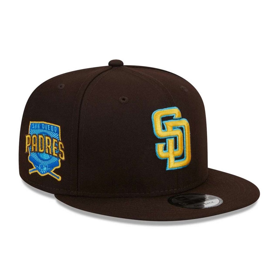 San Diego Padres Caps * | Men'S San Diego Padres New Era Brown 2023 Mlb Father'S Day 9Fifty Snapback Hat