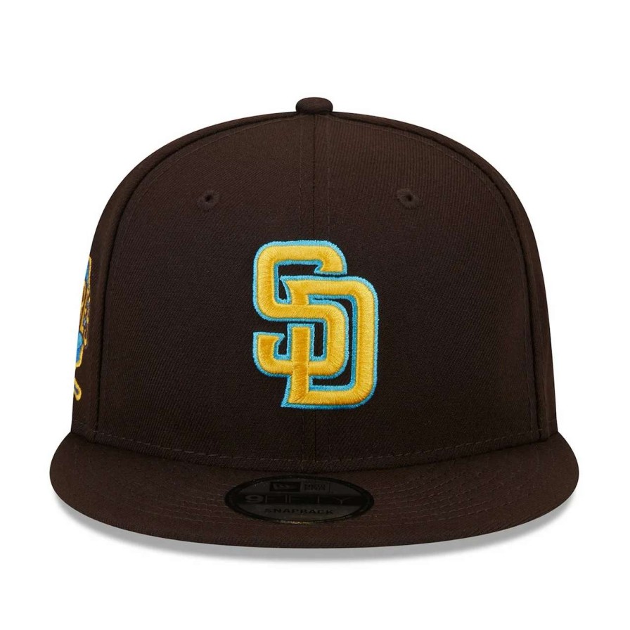 San Diego Padres Caps * | Men'S San Diego Padres New Era Brown 2023 Mlb Father'S Day 9Fifty Snapback Hat