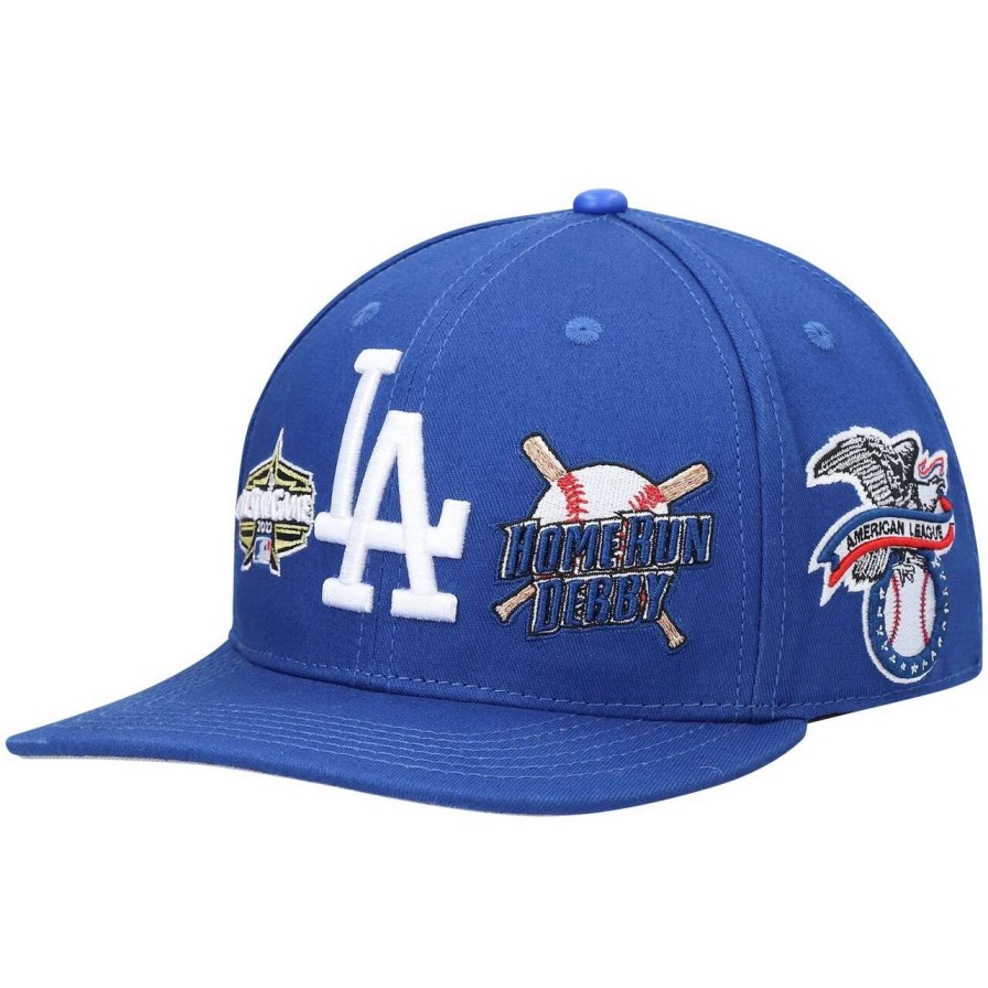 Los Angeles Dodgers Caps * | Men'S Los Angeles Dodgers Pro Standard Royal All-Star Multi Hit Wool Snapback Hat