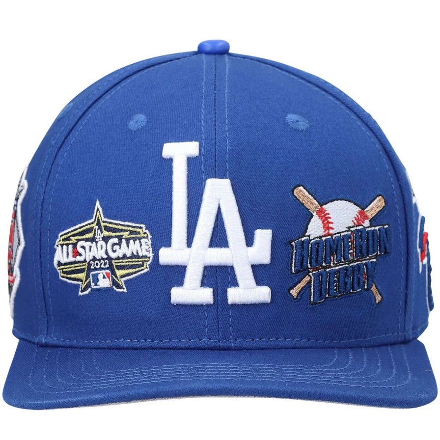 Los Angeles Dodgers Caps * | Men'S Los Angeles Dodgers Pro Standard Royal All-Star Multi Hit Wool Snapback Hat