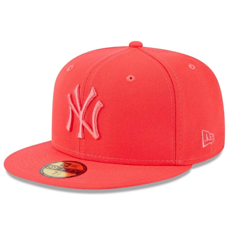 New York Yankees Caps * | Men'S New York Yankees New Era Red 2023 Spring Color Basic 59Fifty Fitted Hat