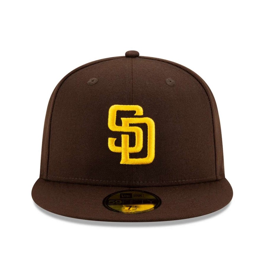 San Diego Padres Caps * | Men'S San Diego Padres New Era Brown Authentic Collection On-Field 59Fifty Fitted Hat