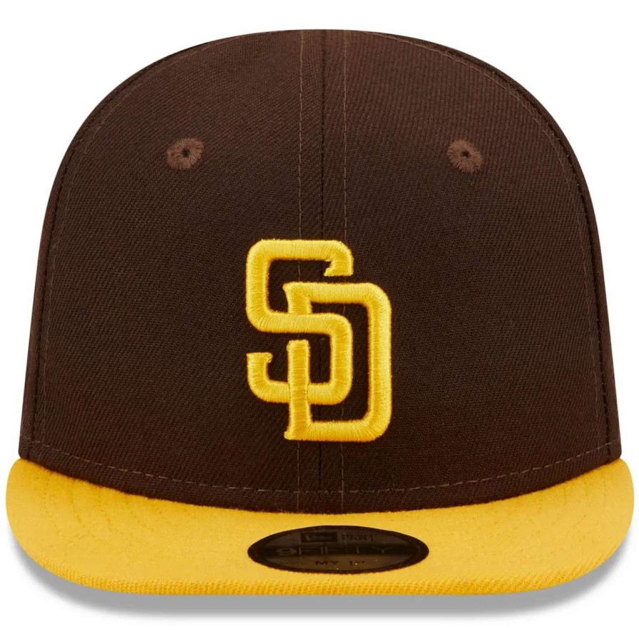 San Diego Padres Caps * | Infant San Diego Padres New Era Brown My First 9Fifty Hat