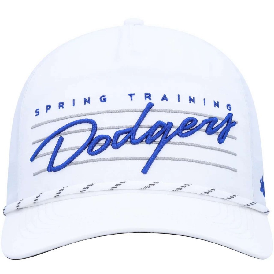 Los Angeles Dodgers Caps * | Men'S Los Angeles Dodgers '47 White Downburst Hitch Snapback Hat