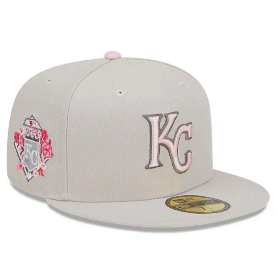 Kansas City Royals Caps * | Men'S Kansas City Royals New Era Khaki 2023 Mother'S Day On-Field 59Fifty Fitted Hat