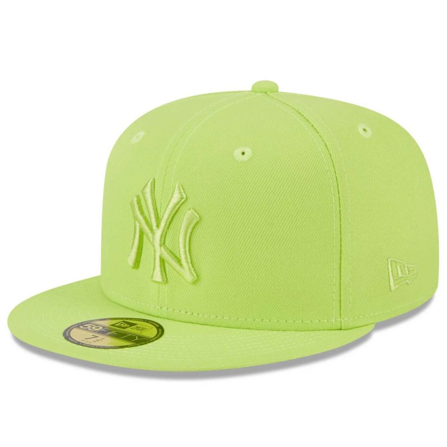 New York Yankees Caps * | Men'S New York Yankees New Era Neon Green 2023 Spring Color Basic 59Fifty Fitted Hat