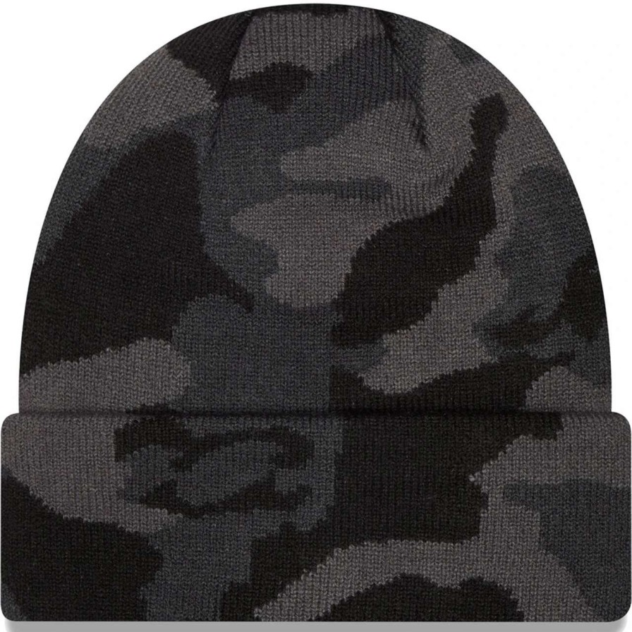 New York Yankees Caps * | Men'S New York Yankees New Era Camo Cuffed Knit Hat