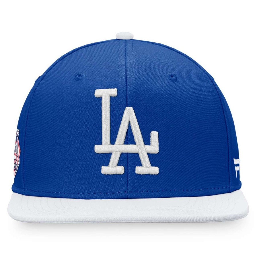 Los Angeles Dodgers Caps * | Men'S Los Angeles Dodgers Fanatics Branded Royal/White Fundamental Two-Tone Snapback Hat